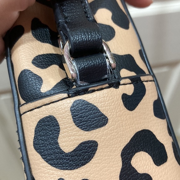 Kate Spade Harper Leopard Animal Print Crossbody Purse Bag - Picture 14 of 16